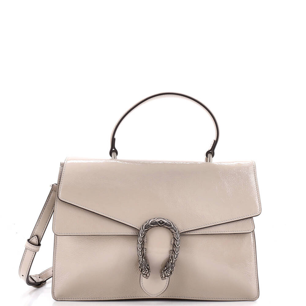 Gucci Medium Dionysus Convertible Top Handle Bag Patent